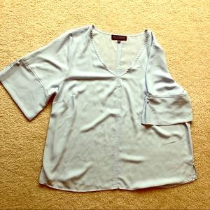 Eloquii Flutter Sleeve Top